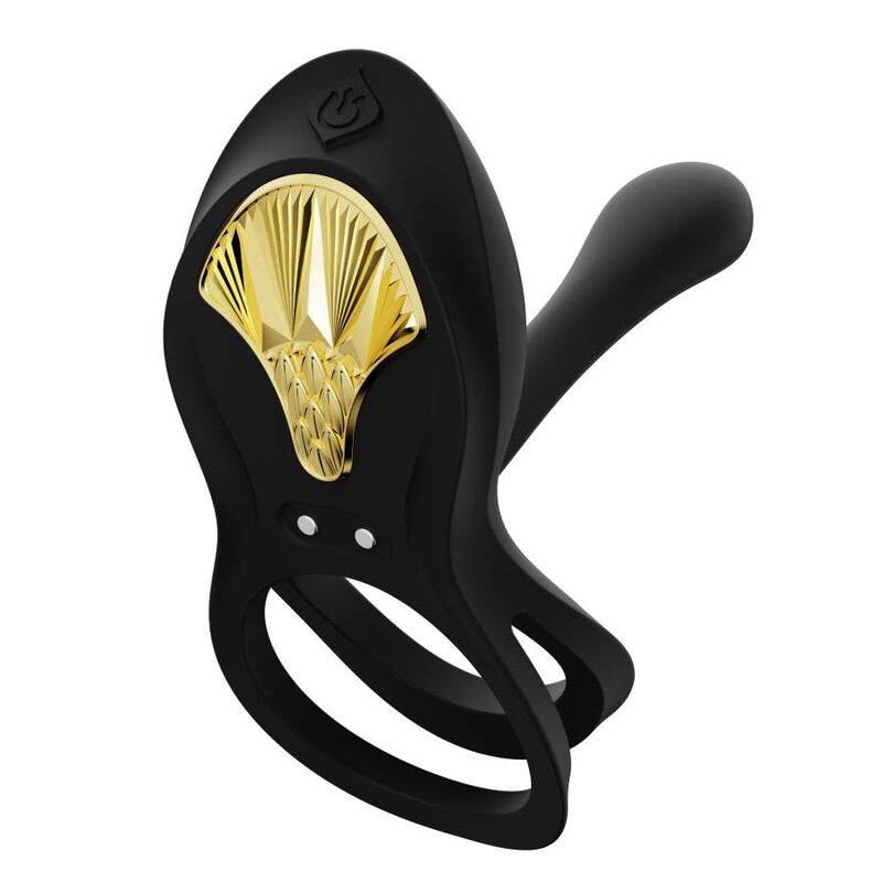 ZALO - BAYEK VIBRATING COUPLES RING BLACK - Amore24