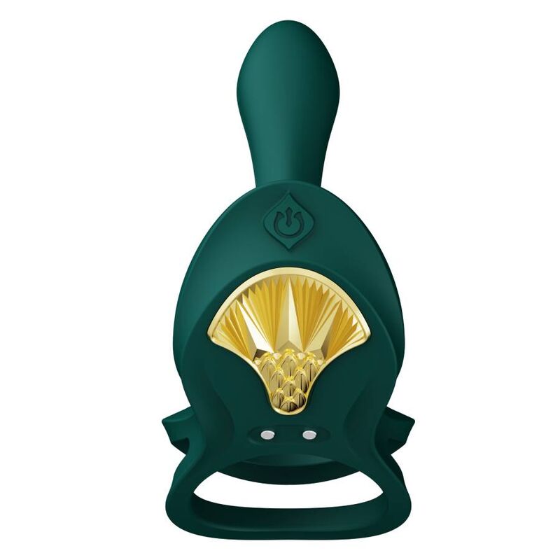 ZALO - BAYEK VIBRATING COUPLES RING GREEN - Amore24