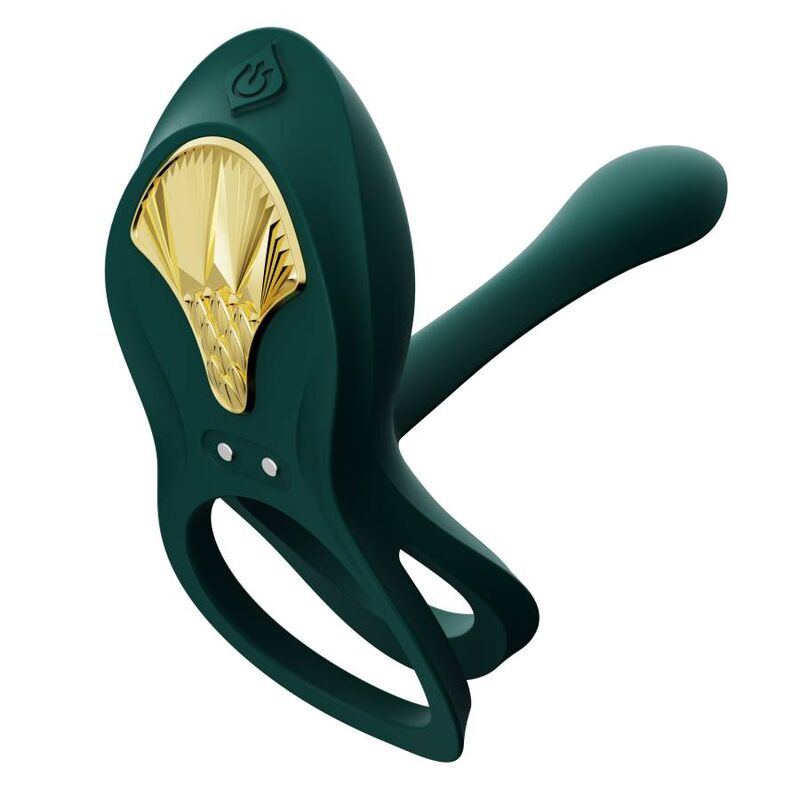 ZALO - BAYEK VIBRATING COUPLES RING GREEN - Amore24