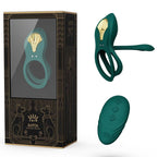 ZALO - BAYEK VIBRATING COUPLES RING GREEN - Amore24
