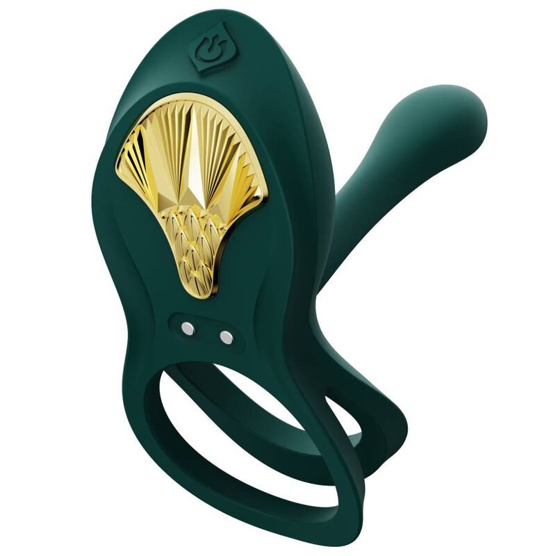 ZALO - BAYEK VIBRATING COUPLES RING GREEN - Amore24