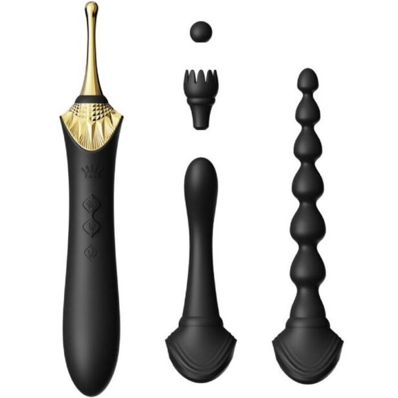 ZALO - BESS 2 CLITORAL MASSAGER BLACK - Amore24